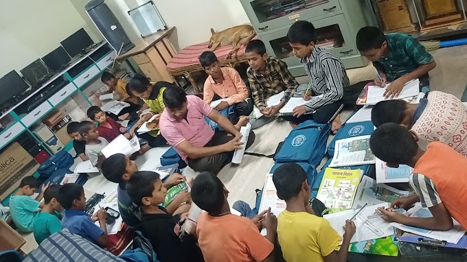 Children in a classroom